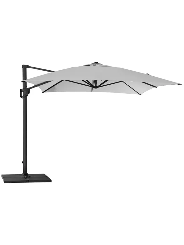 Hyde Luxe Parasol, 3x4 m inkl. fod fra Cane-line