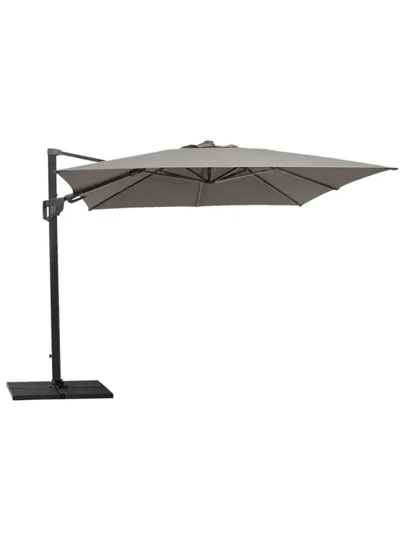 Hyde Luxe Parasol 3x3 m. med tilt inkl. fod fra Cane-line