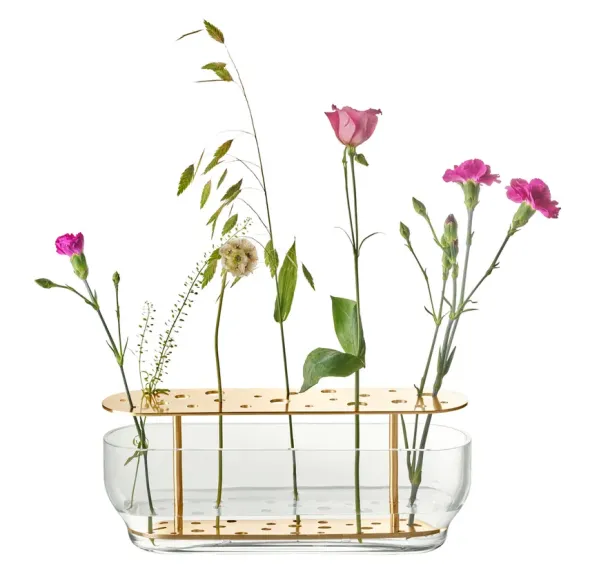 Ikebana Vase Long, messing af Jaime Hayon