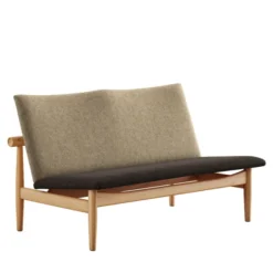 Japan 2 pers. sofa, eg olie af Finn Juhl