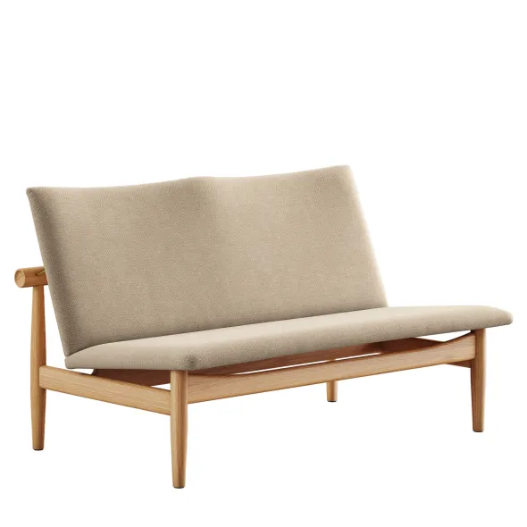 Japan 2 pers. sofa, eg olie af Finn Juhl