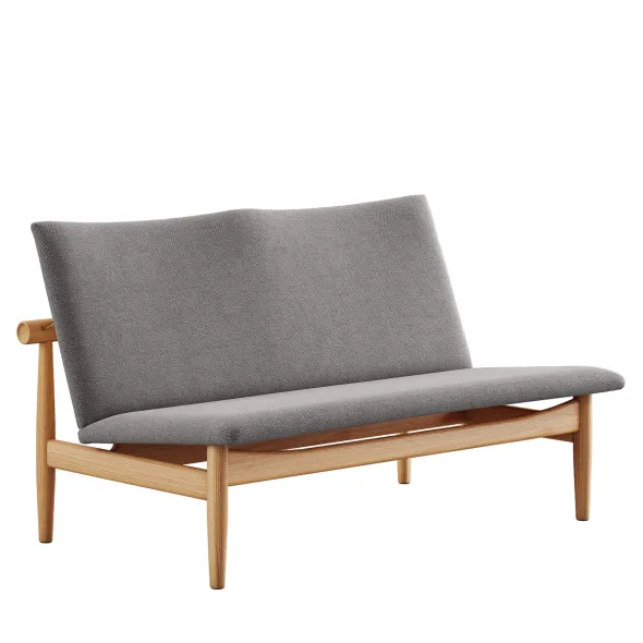 Japan 2 pers. sofa, eg olie af Finn Juhl