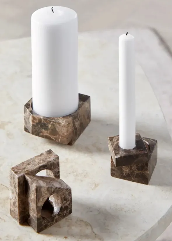 Jeu de Dés 1 Candle Holder fra Woud