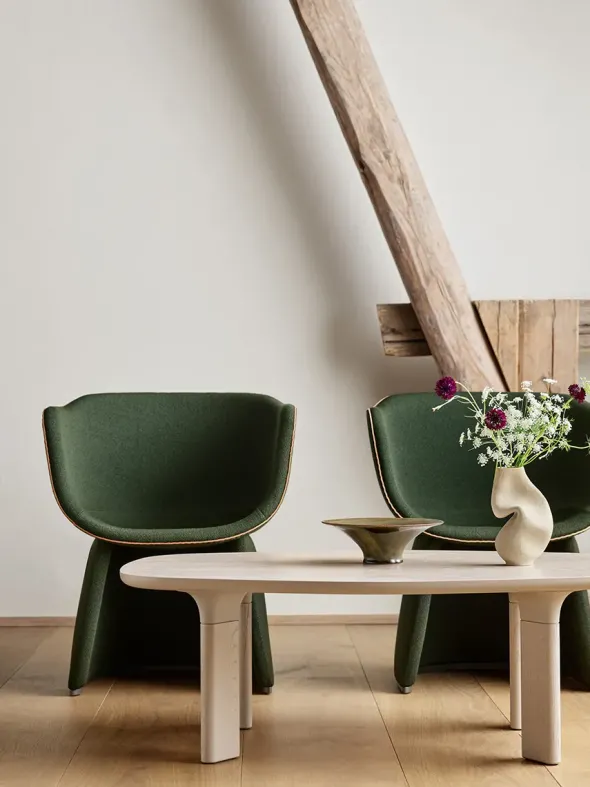 JH63A Analog Coffee Table fra Fritz Hansen
