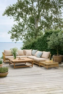 Julian Loungebord, 120x120 cm fra Sika-Design
