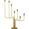 Karlsvognen Table Lysestage, messing fra Piet Hein