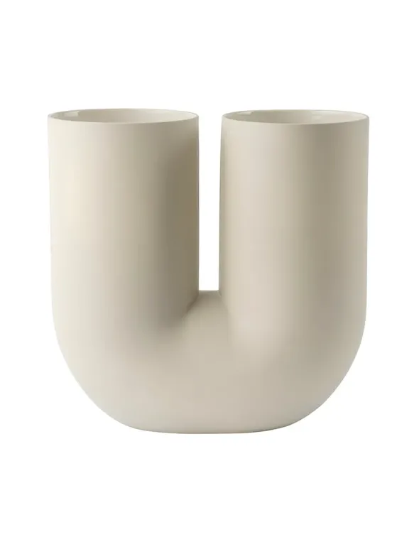 Kink Vase H 39 cm, sand fra Muuto