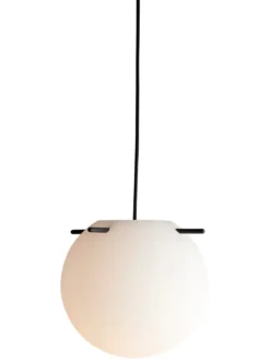Koi Pendel, white/black Ø25 fra Frandsen
