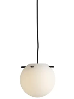 Koi Pendel, white/black Ø19 fra Frandsen