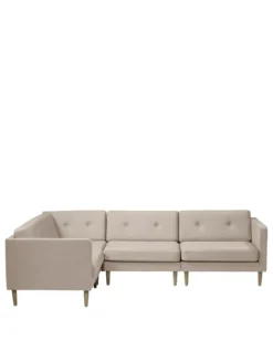 L42 Firhøj Hjørnesofa 4-Personers, beige fra FDB Møbler
