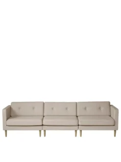 L42 Firhøj Sofa 3-Personers, beige fra FDB Møbler