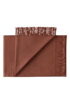 Lima Plaid, rosewood fra Silkeborg Uldspinderi