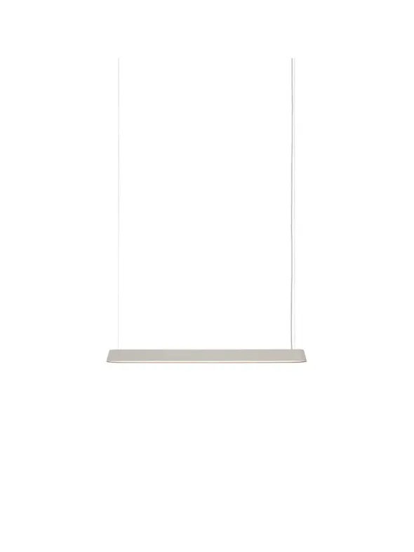 Linear Pendant Lamp 87,2 cm, grey fra Muuto
