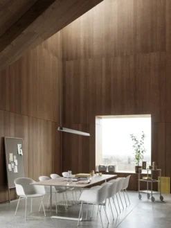Linear Pendant Lamp 87,2 cm, grey fra Muuto