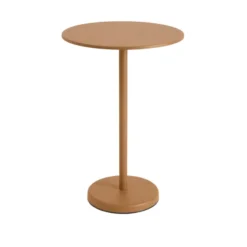 Linear Steel cafébord Ø70 cm, H105 cm fra Muuto