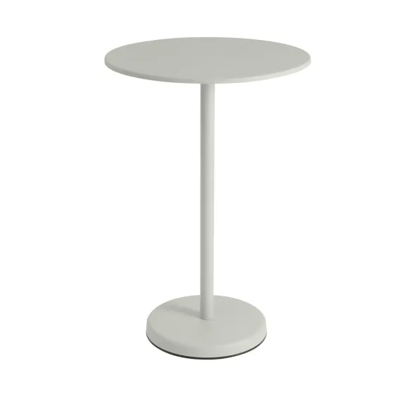 Linear Steel cafébord Ø70 cm, H105 cm fra Muuto