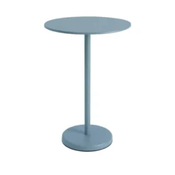 Linear Steel cafébord Ø70 cm, H105 cm fra Muuto