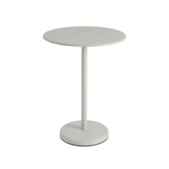 Linear Steel cafébord Ø70 cm, H95 cm fra Muuto