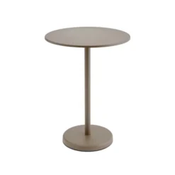 Linear Steel cafébord Ø70 cm, H95 cm fra Muuto