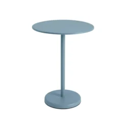 Linear Steel cafébord Ø70 cm, H95 cm fra Muuto