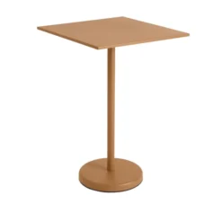 Linear Steel cafébord 70x70cm, H105 cm fra Muuto