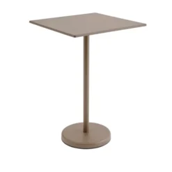 Linear Steel cafébord 70x70cm, H105 cm fra Muuto
