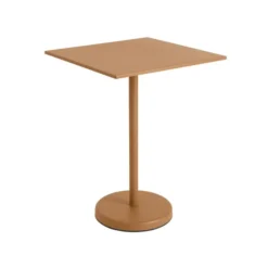 Linear Steel cafébord 70x70cm, H95 cm fra Muuto