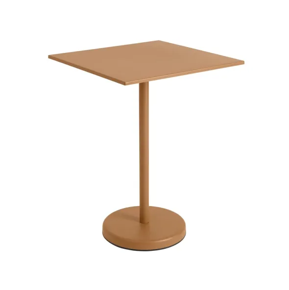 Linear Steel cafébord 70x70cm, H95 cm fra Muuto