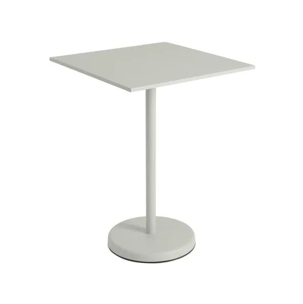 Linear Steel cafébord 70x70cm, H95 cm fra Muuto