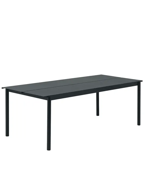 Linear Steel Table, 220x90 cm fra Muuto