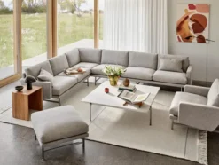 Lissoni PL111 Lounge Chair, Clay 012 fra Fritz Hansen