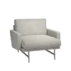 Lissoni PL111S Lounge Chair, Clay 012 fra Fritz Hansen