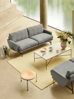 Lissoni Sofa, 2 pers. 168 cm fra Fritz Hansen