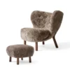 Little Petra inkl. skammel, Sheepskin Sahara fra &Tradition