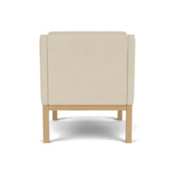 L46 MK155 lænestol, beige tekstil af Mogens Koch