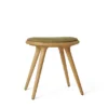 Low Stool, olieret eg, Kvadrat Clay 0017, 47 cm skammel fra Mater