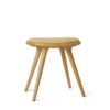 Low Stool, olieret eg, Kvadrat Clay 0007, 47 cm skammel fra Mater