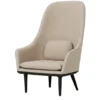 Lunar Highback stol, sort eg, Main Line Flax 20 HR fra Stellar Works