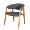Luna Stol, teak/grey fra Cane-line