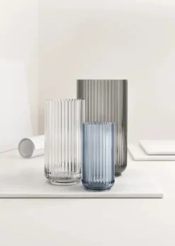 Lyngbyvasen i klar glas fra Lyngby Porcelæn