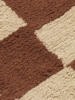 Mara Washable Rug 90 x 150 cm, rust fra Ferm Living