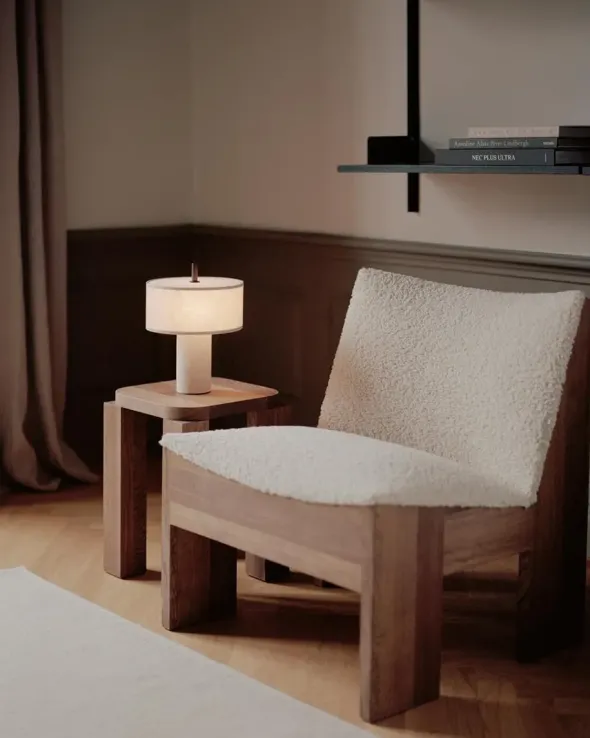 Margin Portable Table Lamp fra New Works
