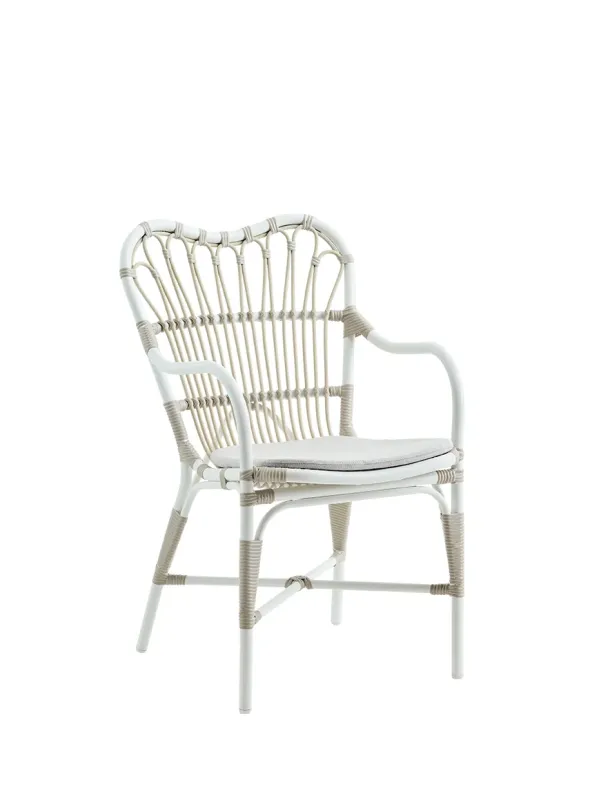 Margret Udendørs Spisestol, Dove White fra Sika-Design