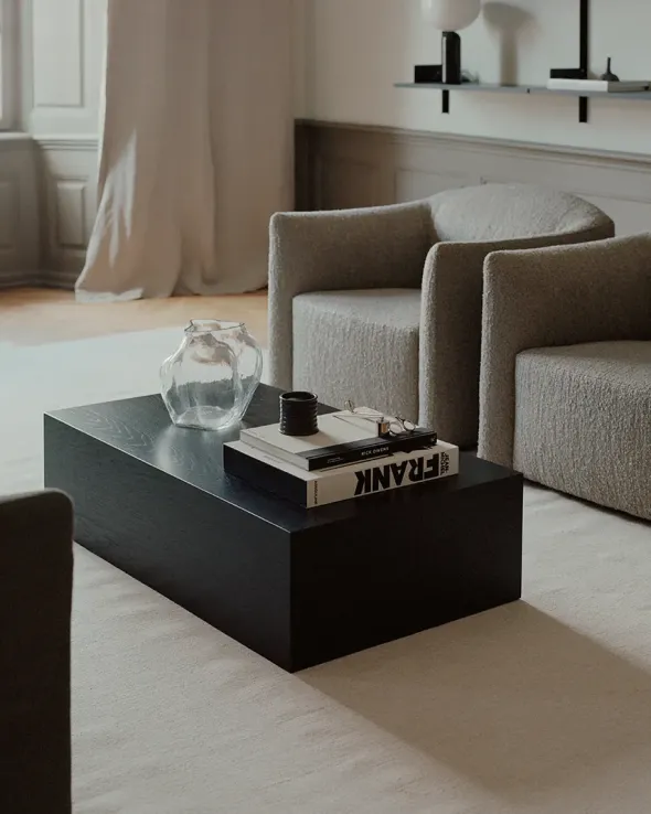 Mass Coffee Table High, black fra New Works