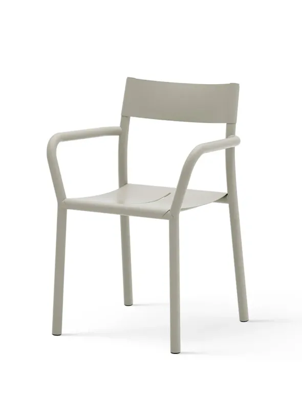 May havestol m. armlæn, light grey fra New Works