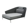 Mega Daybed, højre, inkl. hyndesæt fra Cane-line