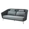 Mega 2-pers. Sofa, inkl. hyndesæt fra Cane-line
