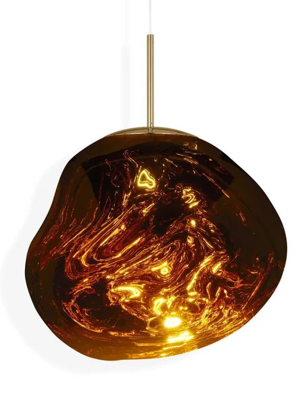 Melt Pendant Gold, 50 cm fra Tom Dixon