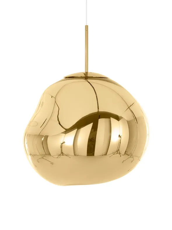 Melt Pendant Gold, 50 cm fra Tom Dixon