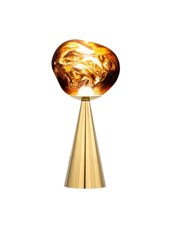 Melt Portable Bordlampe, gold fra Tom Dixon
